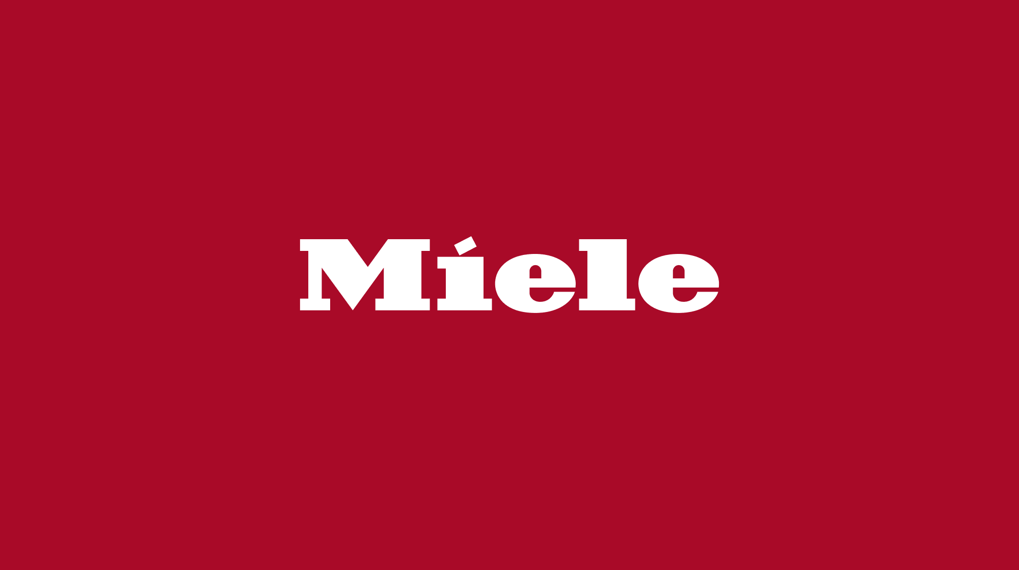 Miele — From trust in quality to iconic premium experience.